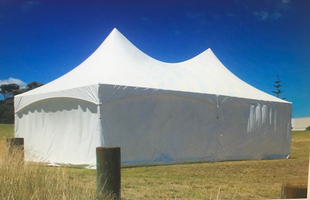 4mx8m white free standing marquee