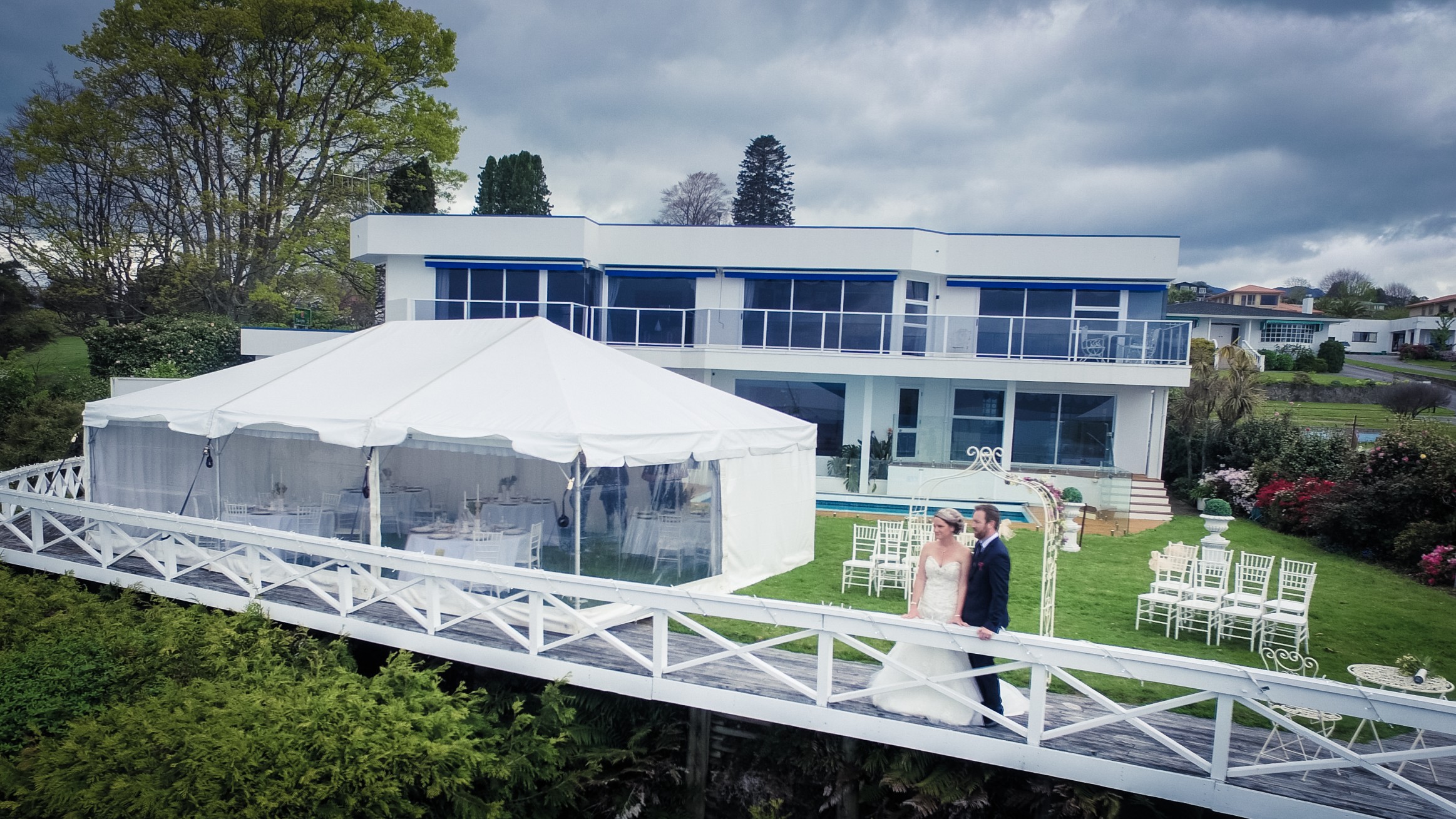 Taupo Hire 6x9 wedding scene 2018